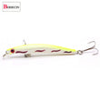 Wobbler Minnow Floating Hard Plastic Artificial Bait For Fishing Lure Tackle Bass 8cm 3d Eyes Topwater 2 Fish Hook Crankbait 1pc