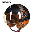 Capacete BEON 110B Motorcycle Scooter Helmet beon open face 3/4 motorbike jet vintage retro helmets Casco ECE Certification