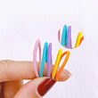 100Pcs/Set Children Girls Hair Bands Candy Color Hair Ties Colorful Basic Simple Rubber Band Elastic Scrunchies Hair Accessories