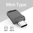 TOPESEL Mini 32GB 64GB 128GB Type C Ultra Dual USB 3.0 Flash Drive Memory Stick Thumb Drive U Disk