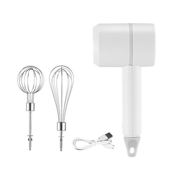 2023 New Wireless Portable Electric Food Mixer Hand Blender 3 Speeds High Power Dough Blender Egg Beater Hand Mixer