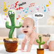 120 Songs Dancing cactus Tulip Dancer Toy Speaker Repeat Say Talk talking Baby Stuffed Plush plushie Toy children&#39;s toy for girl