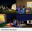 Anker Nebula Capsule II Smart Portable movie Mini Projector, 200 ANSI Lumen 720p HD proyector Pocket Cinema with Wi-Fi