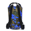 2/5/10/15L Outdoor Camouflage Waterproof Portable Rafting Diving Dry Bag Sack PVC Coated Swimming Bags for River Trekking