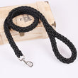 1.2M Length Large Dog Hand-knitted Leash Nylon Rope iron Buckle Pet Traction Rope For Big breed dogs Pet Traction Rope Golden