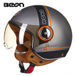 Capacete BEON 110B Motorcycle Scooter Helmet beon open face 3/4 motorbike jet vintage retro helmets Casco ECE Certification