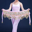 Cheap Dancewear Women Practice Clothing Triangle Hip Scarf Colorful Rhinestone Adjustable Fit 300 Gold Coins Belly Dance