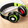 Wireless Headset Bluetooth Earphones and Headphone for Girls Samsung Sport and SD Card with Mic HIFI Stereo IOS Android in Phone