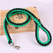 1.2M Length Large Dog Hand-knitted Leash Nylon Rope iron Buckle Pet Traction Rope For Big breed dogs Pet Traction Rope Golden