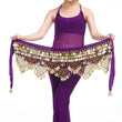 Cheap Dancewear Women Practice Clothing Triangle Hip Scarf Colorful Rhinestone Adjustable Fit 300 Gold Coins Belly Dance