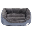 Pet Sofa Dog Bed Soft Fleece Warm Dog House Waterproof Bottom For Small Medium Large Dogs Cats Beds House S-2XL