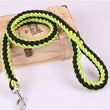 1.2M Length Large Dog Hand-knitted Leash Nylon Rope iron Buckle Pet Traction Rope For Big breed dogs Pet Traction Rope Golden