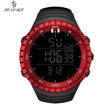 SENORS Outdoor Men Watches Sport Digital Woman Military Watch Male Watch Fashion Wristwatch Silicone Strap LED Clock