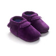 Baywell PU Suede Leather Newborn Baby Moccasins Shoes Soft Soled Non-slip Crib First Walker