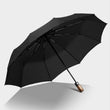 Wind Resistant Folding Automatic Umbrella Rain Women Auto Luxury Big Windproof Umbrellas Rain For Men Black Coating 10K Parasol