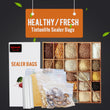 TINTON LIFE Food  sealer Storage saver bags Plastic rolls 5 size Bags For Kitchen Sealer to keep food fresh