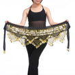 Cheap Dancewear Women Practice Clothing Triangle Hip Scarf Colorful Rhinestone Adjustable Fit 300 Gold Coins Belly Dance