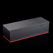 New 5 Slots Carbon Fibre Watch Box Organizer Black Watch Case Storage Men&#39;s Watch Display Gift Case