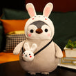 Kawaii Cartoon Mollusk Penguin Cosplay Plush Cross-dress Rabbit Sunflower Unicorn Gifts to Girlfriend Мягкий пингвин Room Decor