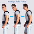 Bokeds Back Brace Posture Corrector Belt Clavicle Lumbar Support Stop Slouching and Hunching Adjustable Back Pain Relief Unisex