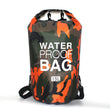 2/5/10/15L Outdoor Camouflage Waterproof Portable Rafting Diving Dry Bag Sack PVC Coated Swimming Bags for River Trekking