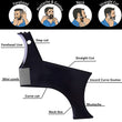 Hot 1PCS High Quality Beard Shaping Styling Template PLUS Beard Comb All-In-One Tool ABS Comb for Hair Beard Trim Template