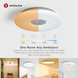 OFFDARKS Smart LED Ceiling Lights WIFI Voice Control APP Control RGB Dimming Bluetooth Speaker Ceiling Lamp Kitchen Living Room