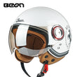 Capacete BEON 110B Motorcycle Scooter Helmet beon open face 3/4 motorbike jet vintage retro helmets Casco ECE Certification