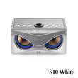 SOAIY Subwoofer Sound Bluetooth Speaker LED Display Cool Owl Design Wireless Loudspeaker three speakers computer speaker column