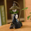 Studio Ghibli Spirited Away No Face Man Figures Toy LED Night Light Toy Anime Totoro No Face Man Figure Model Toy Kids Toys Gift