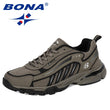 BONA New Designers Running Shoes Man Cow Split Sport Shoes Men Jogging Footwear Outdoors Lightweight Breathable Men Shoes