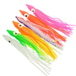 20-pieces Luminous Squid Skirts Soft Lure pesca 5cm/9cm/11cm Night Fishing Lure Octopus Glow Rubber Artificial Bait for Tuna Sai