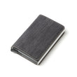 Customized Wallet Credit Card Holder Men Gifts Purse RFID Aluminium Box Bank Card Holder Vintage Leather Wallet with Money Clips