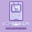 Purple Rabbit Trap Mouse Pad 44cm*80cm Super Cute Thickened Office Computer Big Mouse Pad Keyboard Pad Wrist Rest Girl Kawaii