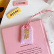 39Style New Omamori Pray Fortune Beauty Health Safe Transparent Wealth Bag Guard Talisman Pendant Keychain Couple Gift