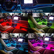 Car Interior Lighting Decorative Led Lights EL Wiring Neon Strip Auto Flexible Ambient Light USB Party Atmosphere Lamp Accessory