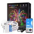 Dreamcolor LED Light Strip Bluetooth Music APP Control WS2811 WS2812B RGBIC Flexible Led Strip Room Bedroom Party Kitchen 5m-20m