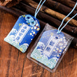 39Style New Omamori Pray Fortune Beauty Health Safe Transparent Wealth Bag Guard Talisman Pendant Keychain Couple Gift