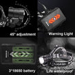 Newest XHP199 Rechargeable LED Most Powerful Headlamp USB XHP160 LED Headlight 18650 Head Lamp XHP90 Waterproof Head Flashlight