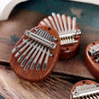 8-key Mini Kalimba Thumb Piano Wooden Thumb Piano  Children’s Gift Portable Pocket Keyboard Piano