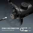 FIFINE Dynamic Microphone for windows&amp;laptop,USB Mic for Gaming with Tap-to-Mute Button/RGB Light/Headphone Jack -K658