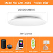 OFFDARKS Smart LED Ceiling Lights WIFI Voice Control APP Control RGB Dimming Bluetooth Speaker Ceiling Lamp Kitchen Living Room