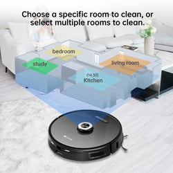 Proscenic M8 Pro Robot Vacuum Cleaner with Dust Self Empty Station Laser Navigation Smart Robot with App Control Sweep and Mop