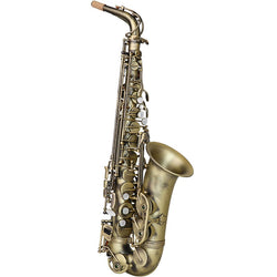 High Grade Antique Finish Eb E-flat Alto Saxophone Sax Shell Key Carve Pattern Woodwind Instrument with Case Other Aeccessaries