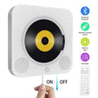 Onvian Wall Mounted CD Player Surround Sound FM Radio Bluetooth USB MP3 Disk Portable Music Player Remote Control Stereo Speaker