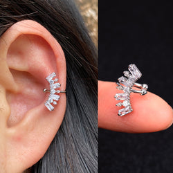 1Pc Helix Cartilage Conch Fake Without Piercing Ear Cuffs Earcuff Wrap Rock Earring Cuff No Piercing Women Clip Adjustable