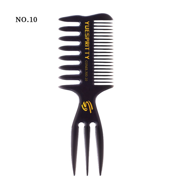 2021 new men&#39;s retro oil head wide tooth comb beard template comb styling hair brush, beard oil comb men&#39;s styling tool