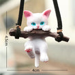 Cute Anime Car Accessorie Faceless Male Cat Pendant Auto Rearview Mirror Pendant Birthday Gift Auto Decoraction  Ornaments Coche