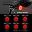 NEWBOLER Smart Bicycle induction Taillight Auto Start Stop Road Bike LED Light Waterproof Tail Light USB Cycling Back Rear Light