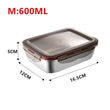 304 Stainless Steel Lunch Box Travel Leakproof Bowls Home Containers Microwave Heating Lunchboxs  Big Capacity Food Lunchbox